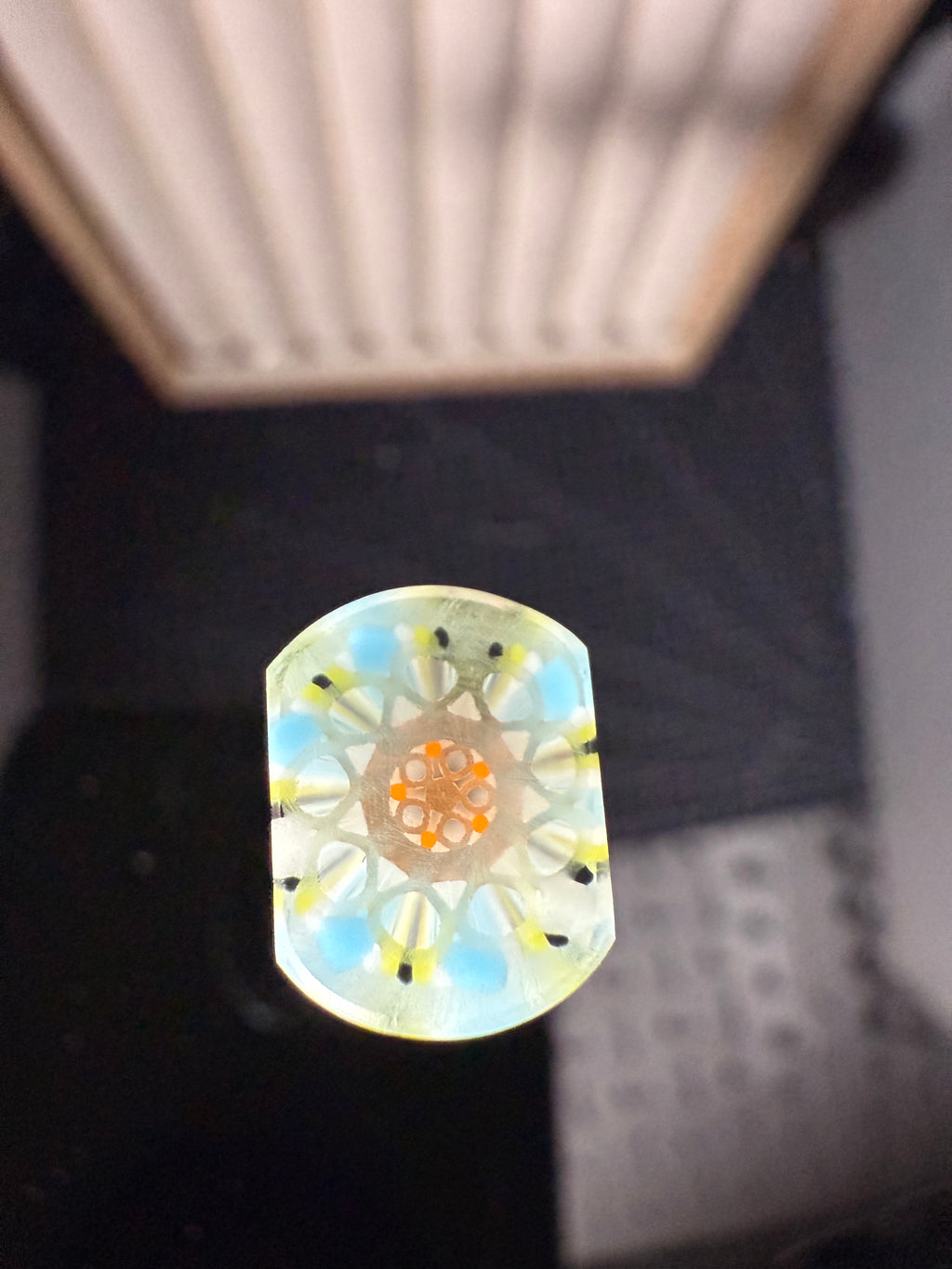 GLOW IN THE DARK GLASS|| TSUNAMI GLOW SUMMERTIME UV || FLAT BILL CONNOISSEUR LUX
 || L || D#03|| Flawless 10/10