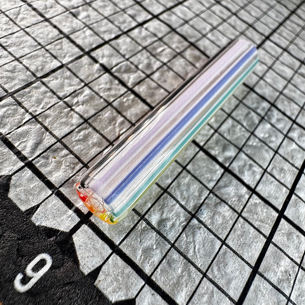 RAINBOW SNOW || 9mm x 5.1cm || #M0084