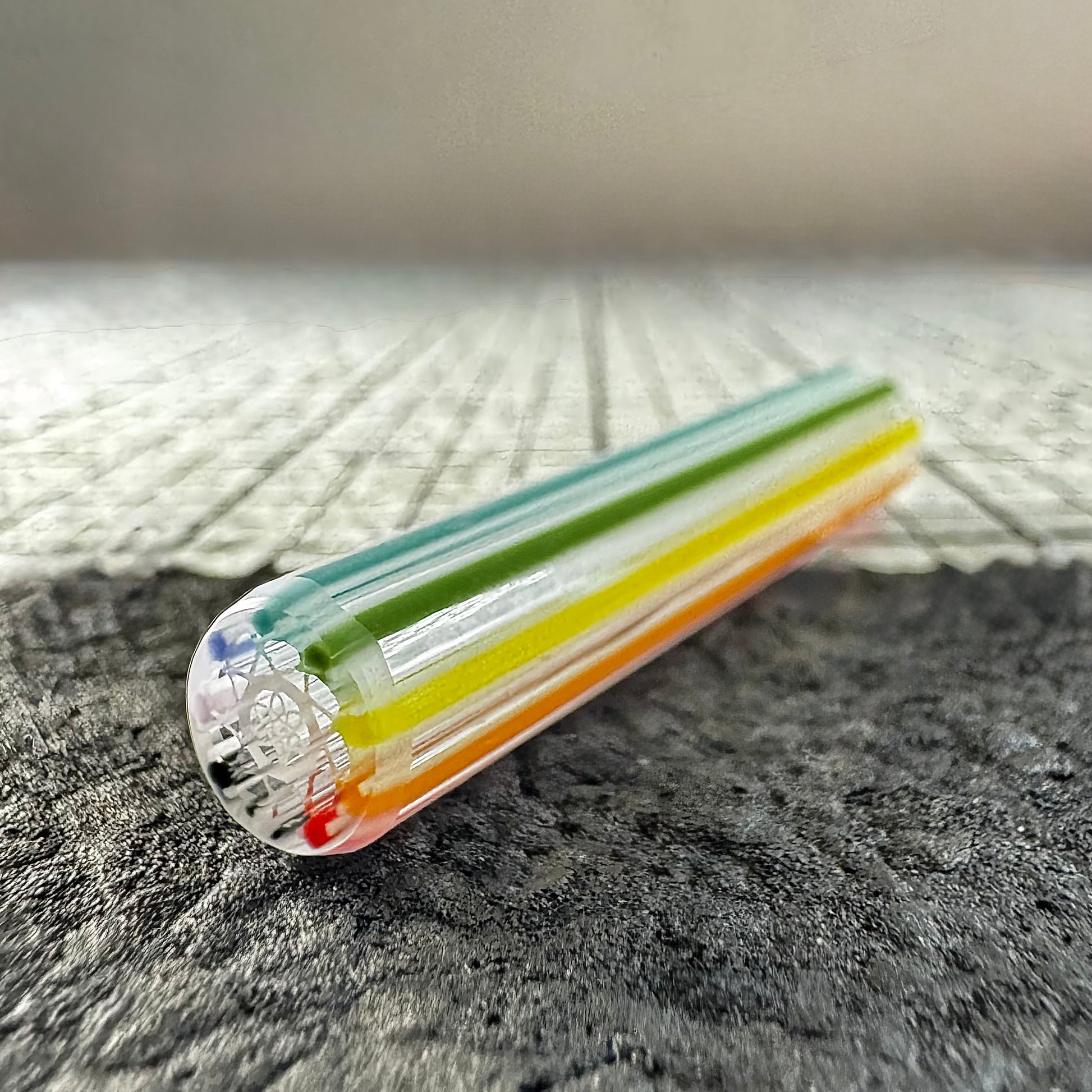 RAINBOW SNOW || 9mm x 5.1cm || #M0084